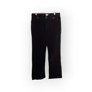 J. JILL Black stretch corduroys sz 10 EUC